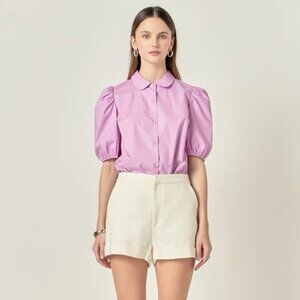 English Factory Peter Pan Collar Shirt